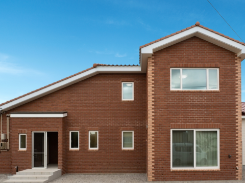 ループ動線で開放的な空間を！Ｒ壁を取り入れた温かみのあるやさしいお家